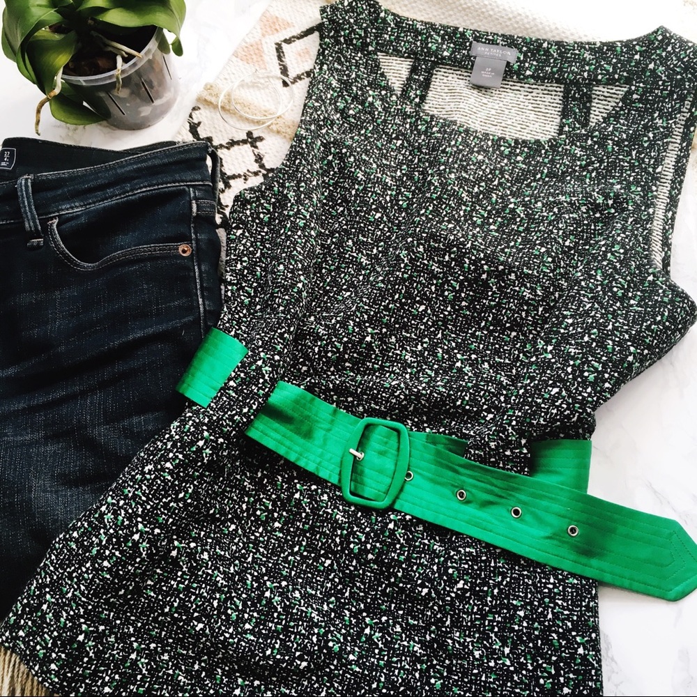 • NWOT Ann Taylor Belted Top •